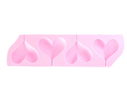 BakeGuru® Cute Heart-Shape Silicone Lollipop Mold