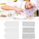 BakeGuru® Checkerd Pattern Stencil Royal Icing and Lustre Dust Stencil