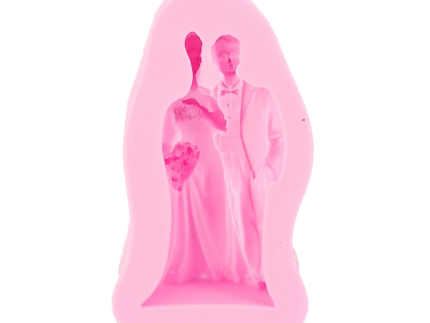 BakeGuru® Wedding Couple Silicone Mould | Fondant Silicone Mould for Sugar Craft | 3D DIY Fondant Silicon mould