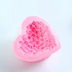 BakeGuru® Flower Delicate Floral Heart Silicone Soap Mould