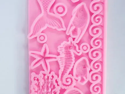 BakeGuru® Mermaid theme Fondant Cake Mold Set