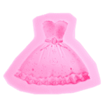 BakeGuru® Princess dress Fondant Silicone Mould