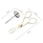 BSI 208 (2)Cake Flower Lifter (Scissor) with Nail Set | Cupcake Icing Flower Lifters | Cake Cupcake Decor | BSI 208