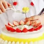 BSI 208 (4)Cake Flower Lifter (Scissor) with Nail Set | Cupcake Icing Flower Lifters | Cake Cupcake Decor | BSI 208