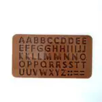 BSI 401 148 Letters Silicone Alphabets Chocolate Mold | Soft Candy Jelly Mold | Chocolate Mold | BSI 401