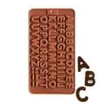 BSI 401 548 Letters Silicone Alphabets Chocolate Mold | Soft Candy Jelly Mold | Chocolate Mold | BSI 401