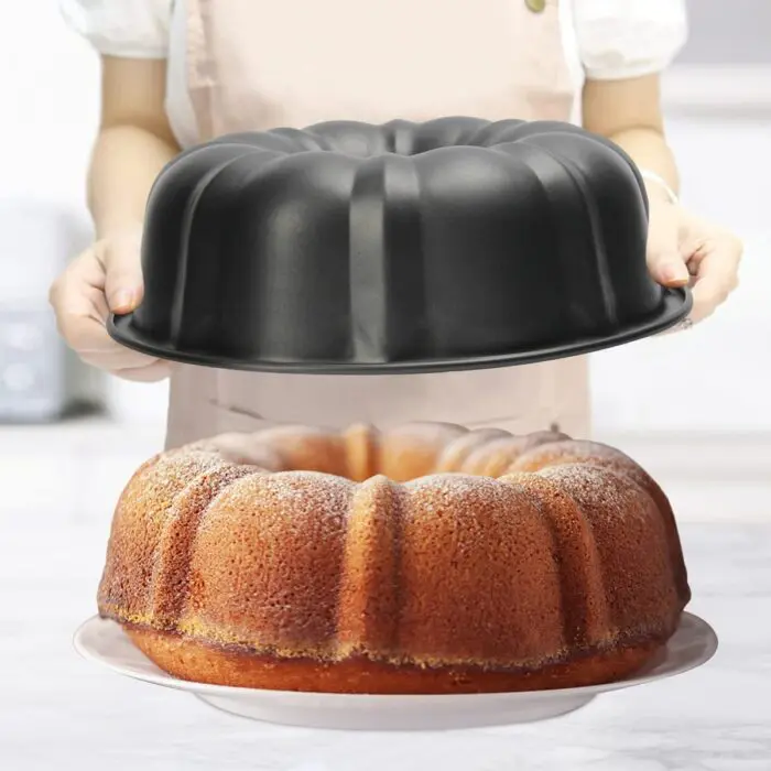 Cake Pans for Baking, Non-Stick Bakeware for Bundtlet, Bavarois, Brownie, Jello, Flan, Meatloaf | BSI 49