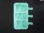 BSI 519 33 Cavity Doll Shape Ice Pop Mold | Popsicle Silicone Molds with Lid | BPA Free Ice Cream Bar Mold | BSI 519