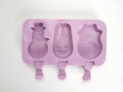 BSI 522 23 Cavities Doll Shape Ice Pop Mold | Popsicle Silicone Molds with Lid | BPA Free Ice Cream Bar Mold | BSI 522