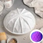 Buy Form for baking and mousse desserts 19 xFood Grade Best Quality Designed Half Sphere Pinata Silicone Cake Mould | BSI 243