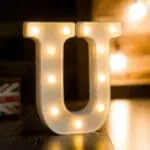 Led Light Alphabet [U] | BSI U