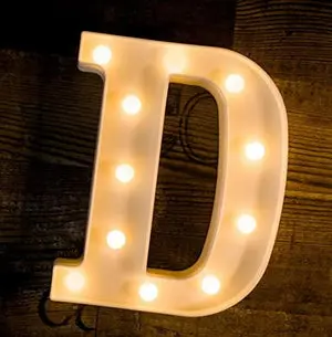 Led Light Alphabet [D] | BSI D