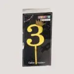 Number Cake Topper - 3 (Small) | bsi 63