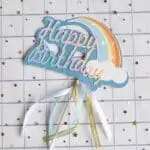 Rainbow Cake Topper | bsi 757