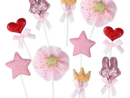 Star and Bunny Cake Topper | bsi 759
