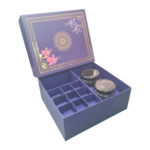 Rigid Hamper Boxes | Jar Boxes | Chocolates Packaging Boxes, Surprise Gift Box, Birthday Gift Hamper| Elegant Navy Blue | Leela 3521
