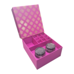 Rigid Hamper Boxes | Jar Boxes | Chocolates Packaging Boxes, Surprise Gift Box, Birthday Gift Hamper | Brilliant Dark Pink Design