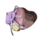Heart Shaped Tin Box for for Multipurpose Use, Useful for Storing Small Stuff Like Small Jewellery, Medicine, Pills, Pen Drives, Candies, Keys, Earphones, Coins etc. Storage Box. | Leela 4014 | Pack of 12 | Light Purple colour