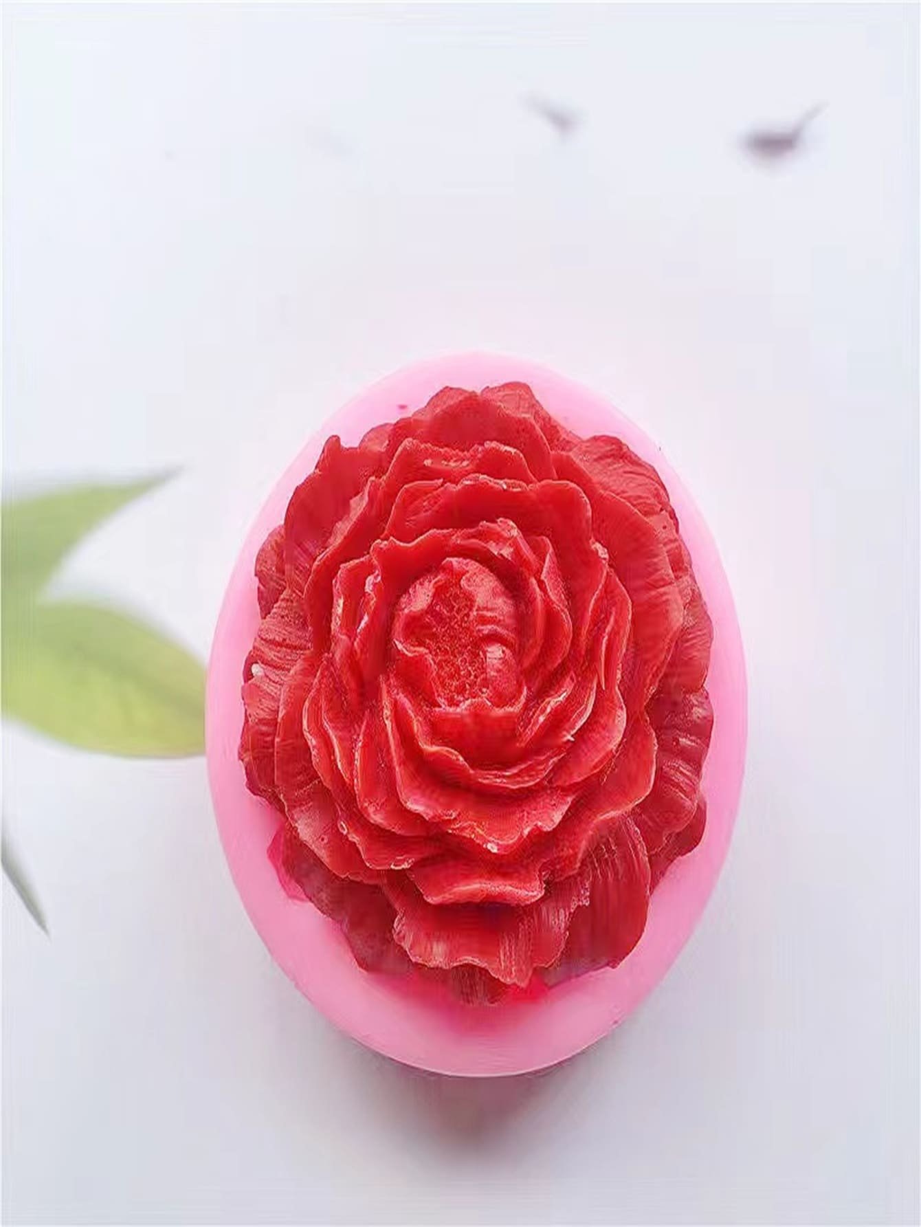 Rose Bud Big Flower Silicone Mold Soap Molds 3D Rose Bud Mold Baking Flower  Mold Candle Soap Flower Bud Rose Mold Silicone Rose Molding 