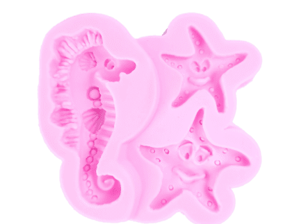 BakeGuru® Sea horse and Starfish Silicone Mould