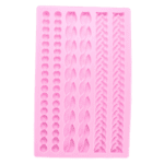 BakeGuru® Knit, Rope, Pearl, Chain lace silicone fondant Mould