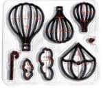 BakeGuru Cake Decor Hot air ballooncloudswater drops shaped Plastic Fondant Cookie