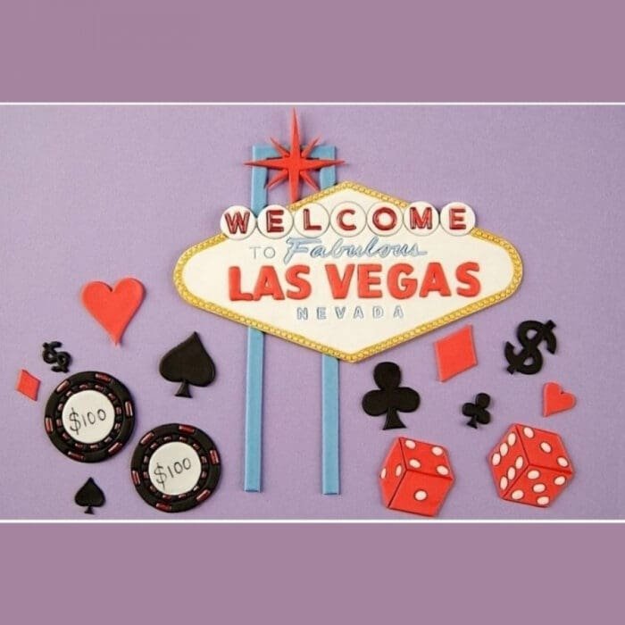 BakeGuru Cake Decor Las Vegas Set Plastic Fondant Cookie Cutters | BSI 440