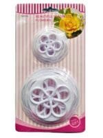 BakeGuru Cake Decor Beautiful Gum Paste Flowers Plastic Fondant Cookie Cutters | BSI 451