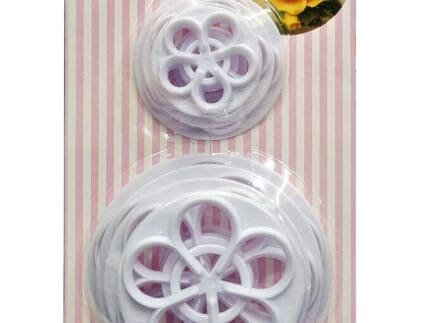 BakeGuru Cake Decor Beautiful Gum Paste Flowers Plastic Fondant Cookie Cutters | BSI 451