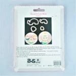 BakeGuru Cake Decor 2Pcs Plastic Elephant Shape Plastic Fondant Cookie Cutters | BSI 462