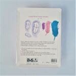 BakeGuru Cake Decor 3Pcs Feather Print Shape Plastic Fondant Cookie Cutters | BSI 470