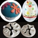 BakeGuru Cake Decor 2Pcs Cake Printing Shape Plastic Fondant Cookie Cutters | BSI 472