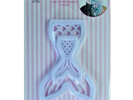 BakeGuru Cake Decor Fish Tail Shape Plastic Fondant Cookie Cutters | BSI 473