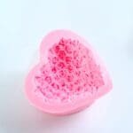 BakeGuru® Flower Delicate Floral Heart Silicone Soap Mould