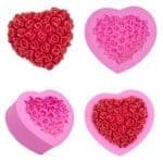 BakeGuru® Flower Delicate Floral Heart Silicone Soap Mould