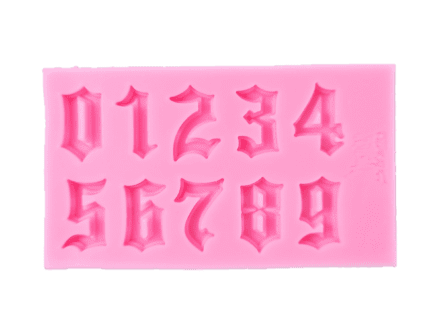 BakeGuru® Number Fondant Cake Mold Set