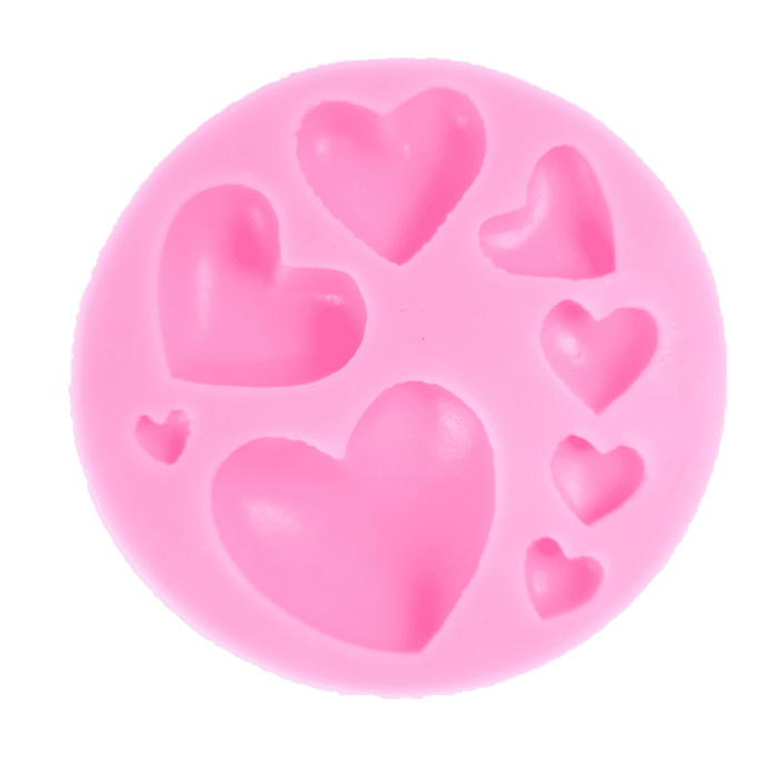 BakeGuru® Heart shape Fondant Silicone Mold