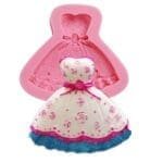 BakeGuru® Princess dress Fondant Silicone Mould