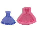 BakeGuru® Princess dress Fondant Silicone Mould