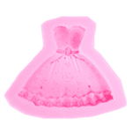 BakeGuru® Princess dress Fondant Silicone Mould