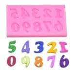 BakeGuru® Number Fondant Silicone Mould