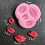 BakeGuru® Lips Fondant Silicone Mould