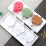 BSI 539 13 Cavity Doll Shape Silicone Popsicle Molds, BPA Free Homemade Ice Cream Bar Mold Ice Pop Molds | BSI 539