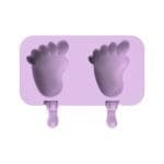 521 32 Cavities Foot Print Shape Silicone Popsicle Molds with Lid, BPA Free Homemade Ice Cream Bar Mold Ice Pop Molds | BSI 521