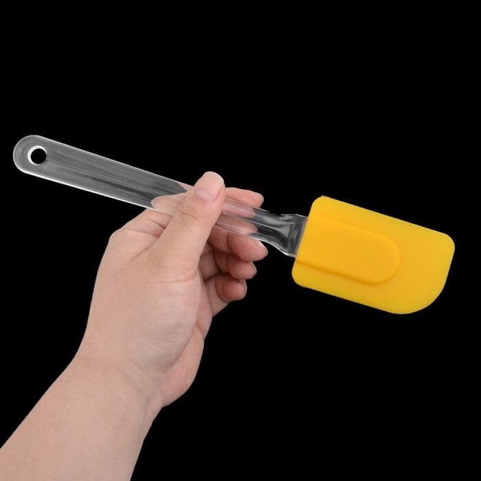 Silicone Plastic Handle Spatula Non-Stick Heat Resistant for Cooking Premium Quality for Cake Mixer Baking & Mixing Home Kitchen Tools | BSI 661