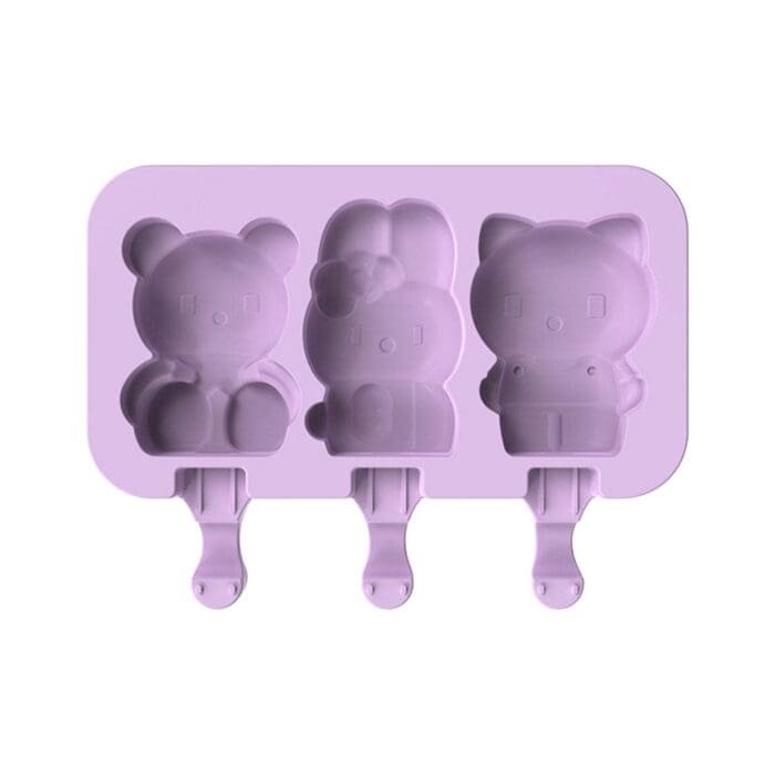 51MKW2BVCBLBSI 519 33 Cavity Doll Shape Ice Pop Mold | Popsicle Silicone Molds with Lid | BPA Free Ice Cream Bar Mold | BSI 519