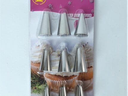 9 Piece Nozzle Icing Piping Nozzles Cake Sugarcraft Decorating Tool Set