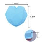 9 Inches Length Heart Design Pinata Silicone Cake Mold | BSI 163