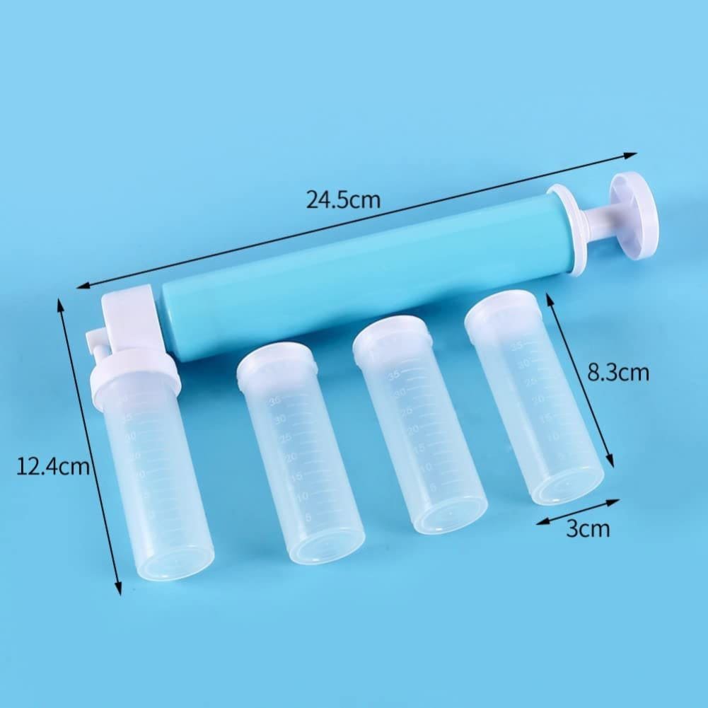 Cake Applicator Tube Spray, Cake Decor Manual Airbrush Pump for Decorating  Cake, Cup Cake and Desserts