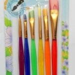 Fondant Cake Brush Decorating Painting Tool, Icing Set for Dusting Sugar Craft Tool DIY Set 6 Brushes | BSI 206